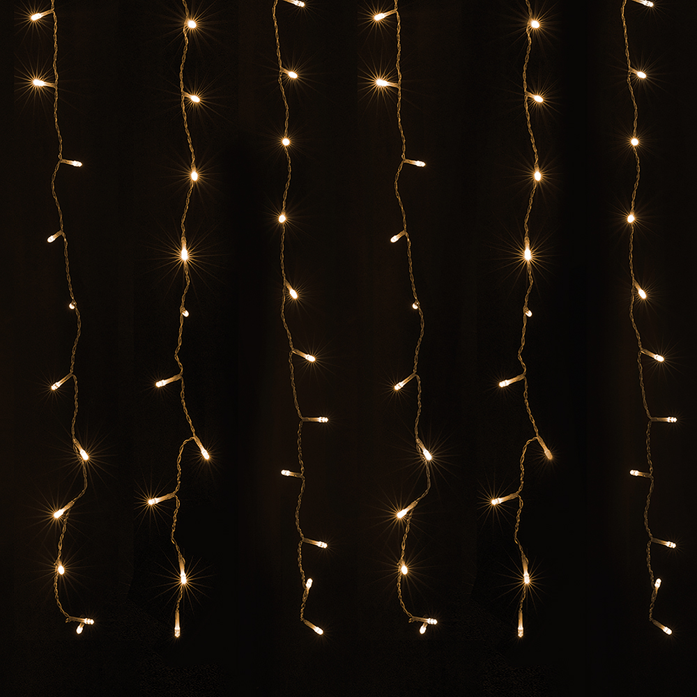 Tenda 300 led bianco caldo 360x90 cm, Santa's House