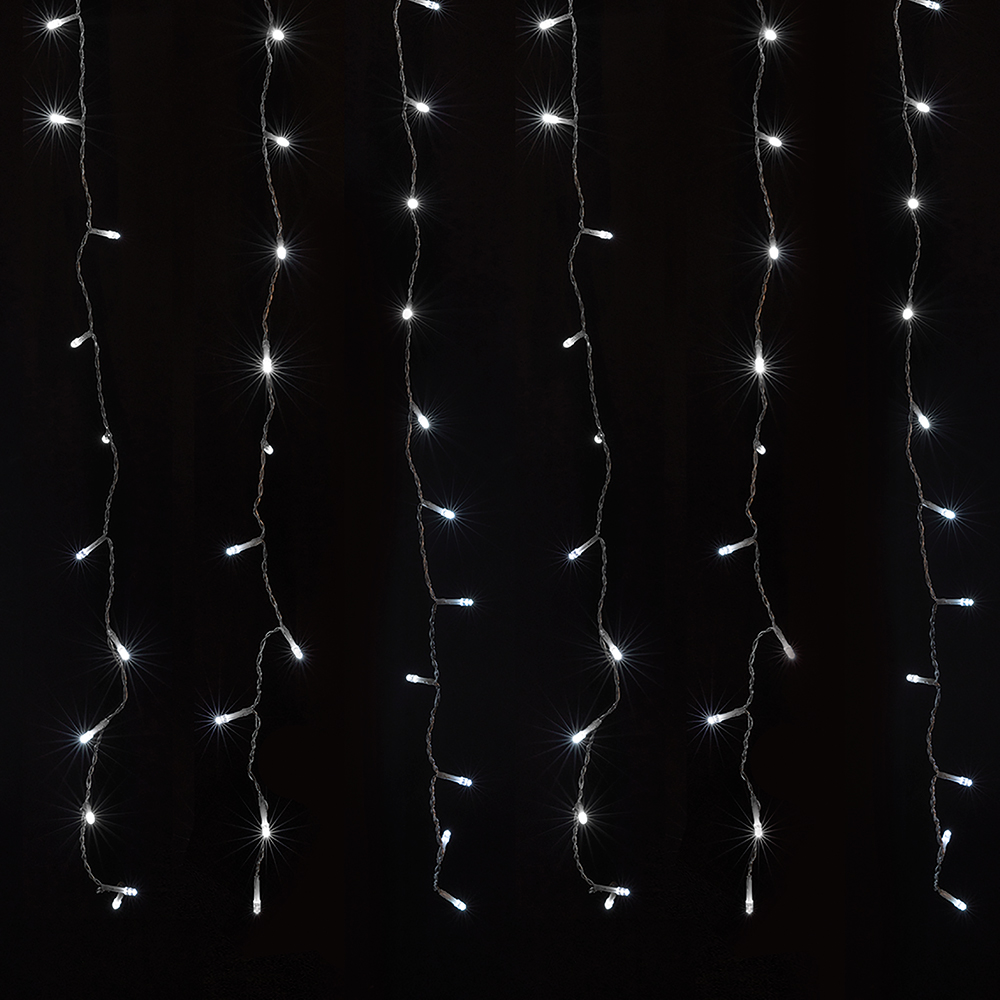 Tenda 120 led bianco freddo, 300x75 cm, Santa's House