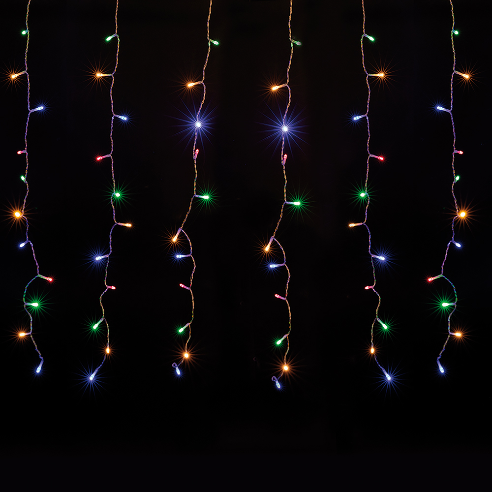 Tenda 120 led multicolor, 300x75 cm, Santa's House