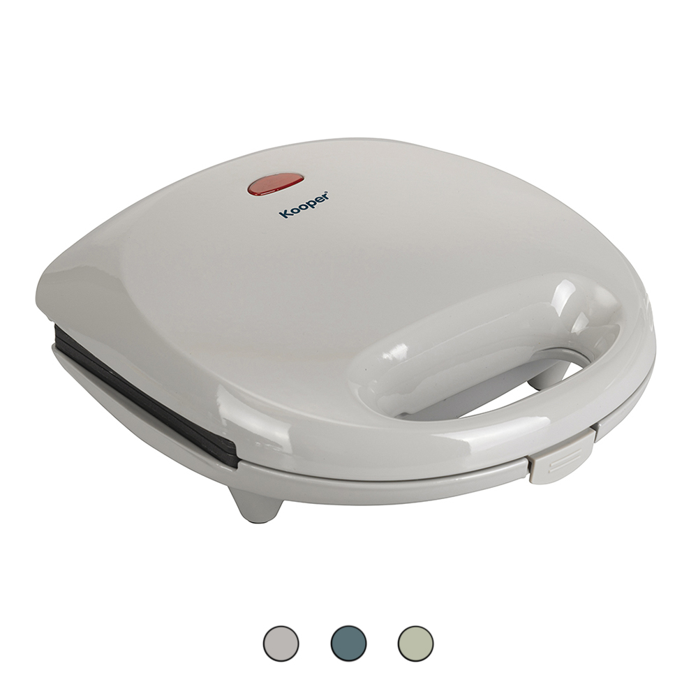 Tostiera grill doppia piastra 750 W, Kooper