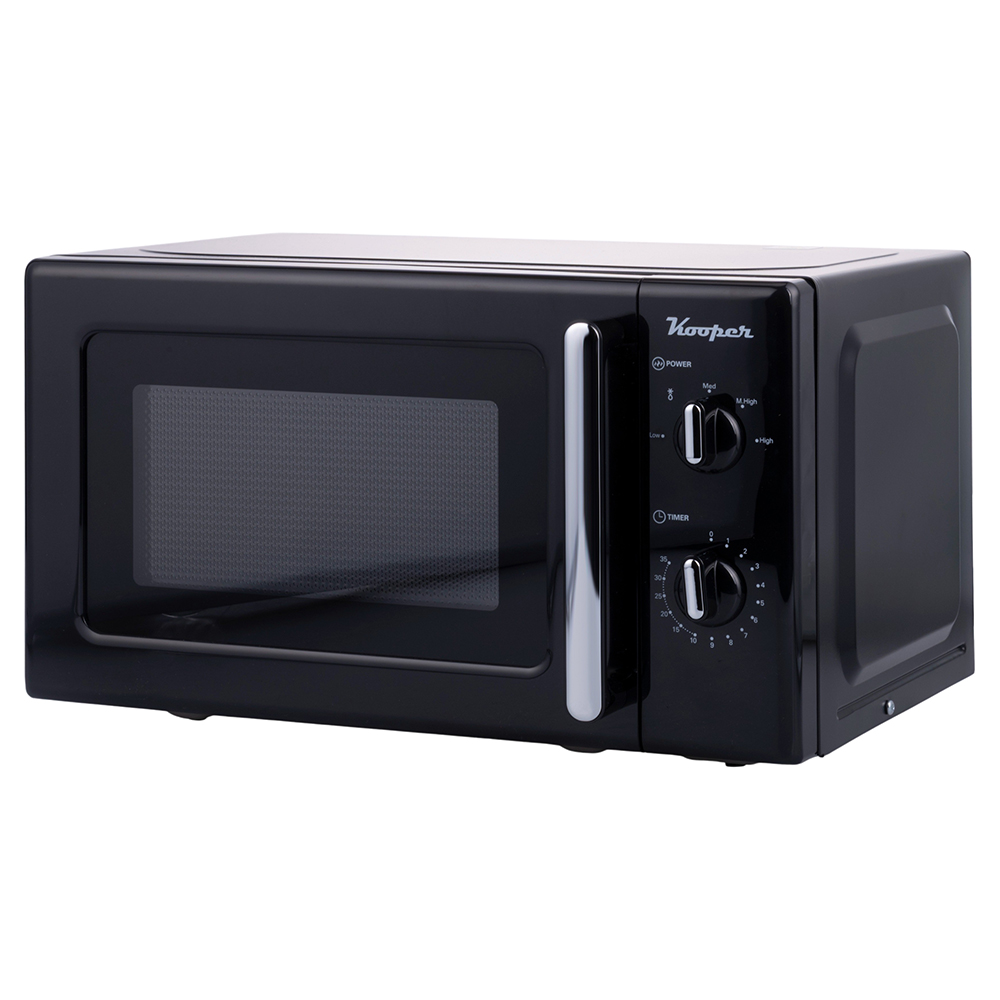 Forno a microonde vintage 22 L 700 W, nero,  Wave Kooper