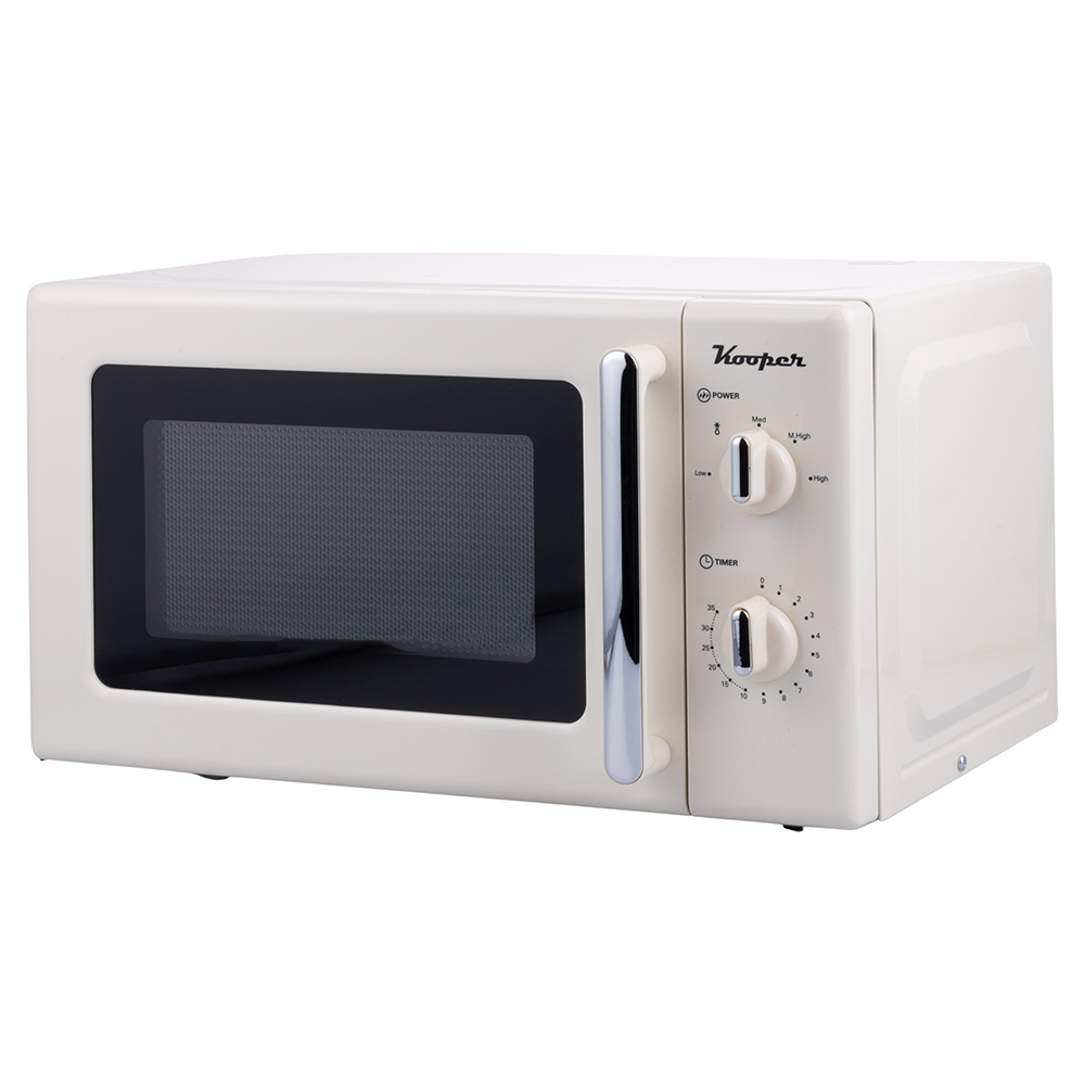 Forno a microonde vintage 22 L, avorio,  Wave Kooper