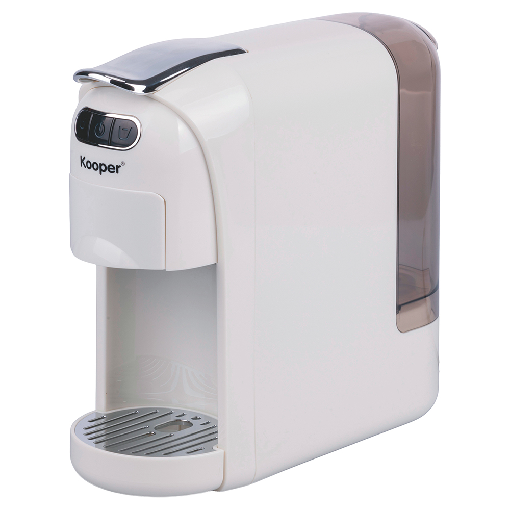 Macchina caffè espresso 3 in 1 a capsule, cialde e polvere, avorio,  Caffea Kooper