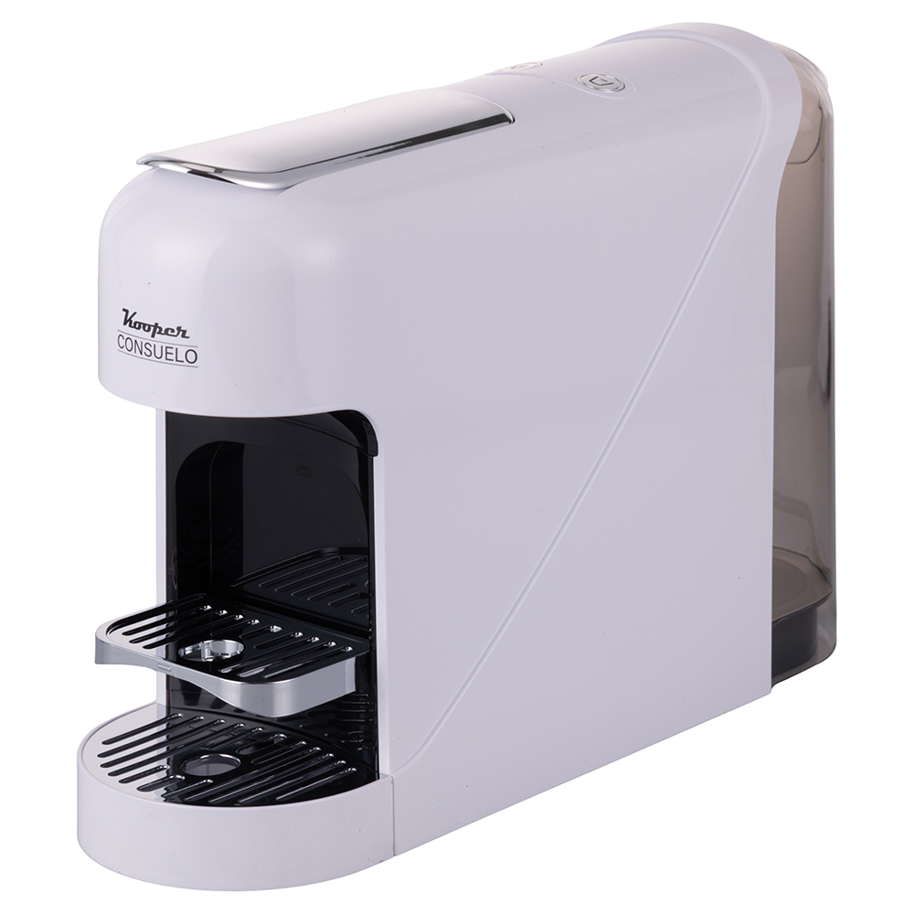 Macchina caffè espresso a capsule, bianco, 1400 W, Consuelo Kooper