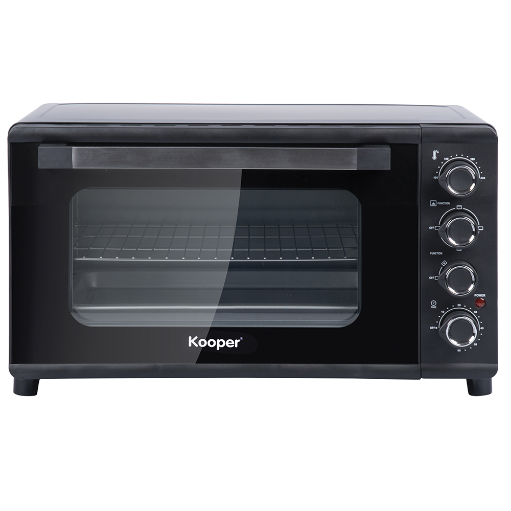 Forno elettrico ventilato 55 L 2000 W, nero, Kooper