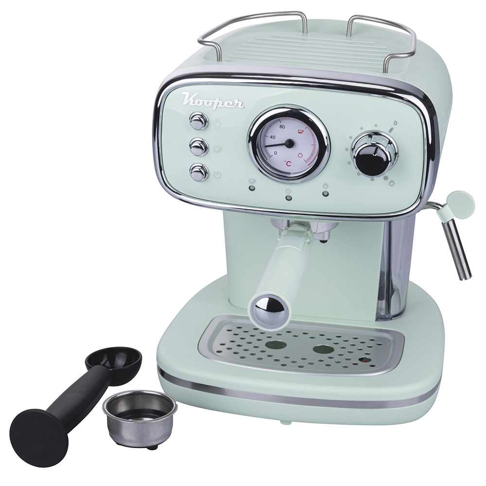 Macchina automatica caffè espresso acquamarina 1100 W, Kooper