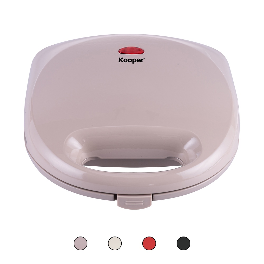 Tostiera grill doppia piastra 750 W, Kooper