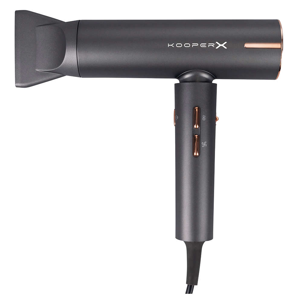 Asciugacapelli di ultima generazione, concentratore magnetico, 1800W, Kooper X