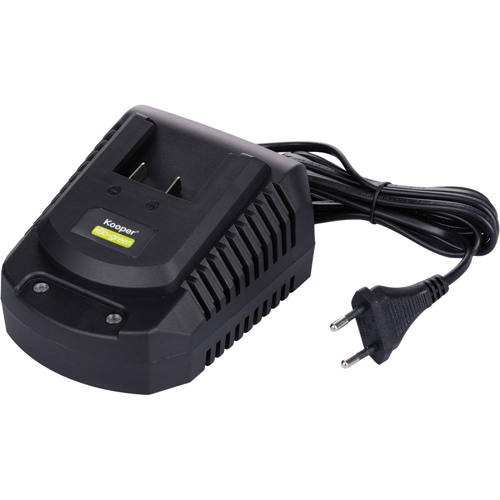 Caricabatterie veloce 2,2A per batteria per elettroutensili Koo-Green 5921001, Kooper