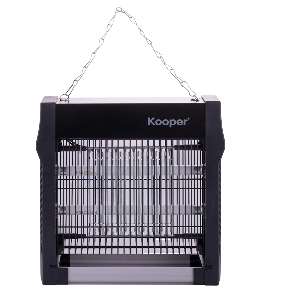 Zanzariera elettrica 12 W, vano di raccolta insetti, Kooper