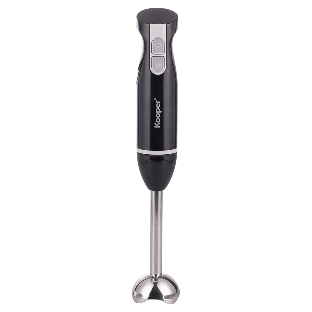 Frullatore elettrico a immersione 600W, 2 velocità + Pulse, nero, Kooper