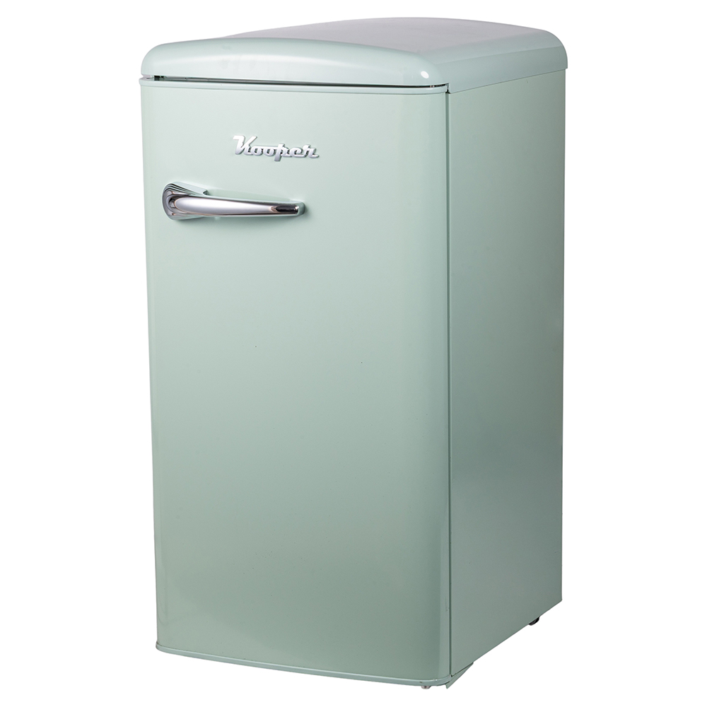 Frigorifero vintage monoporta 100 L. 44,9X48,3X88,2 cm, acquamarina, Kooper