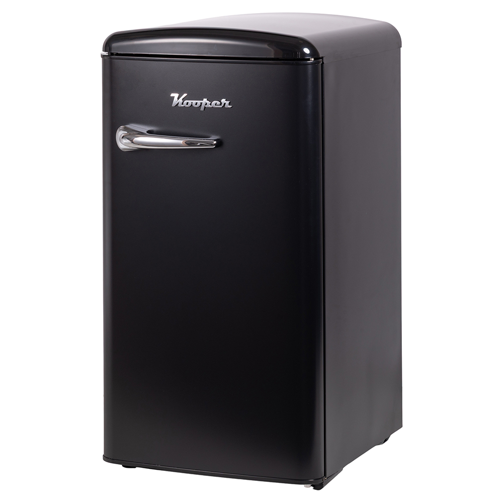 Frigorifero vintage monoporta 100 L 44,9X48,3X88,2 cm, nero, Kooper
