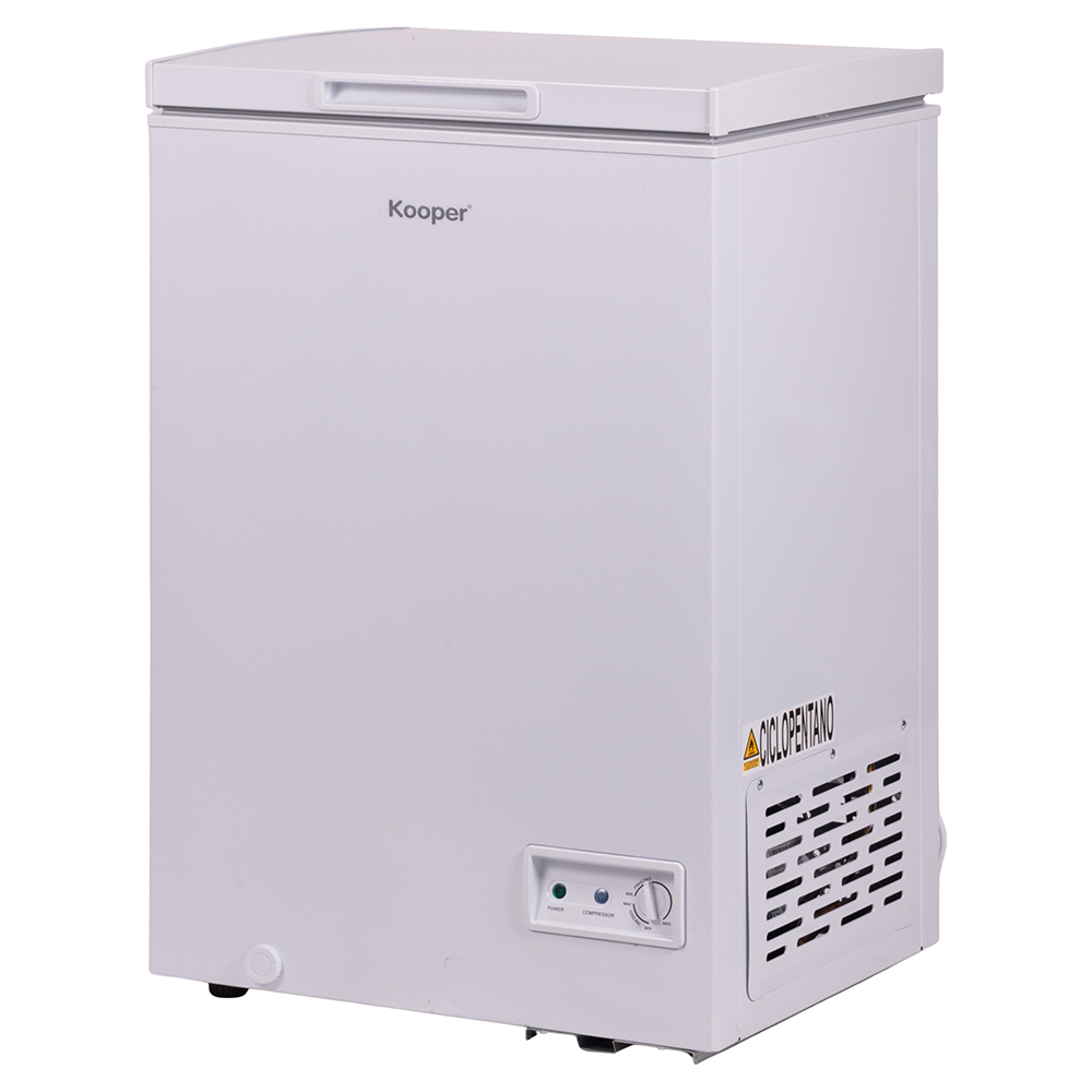 Congelatore a pozzetto 150L, 63,7x55,6x84,6 cm, bianco, Kooper