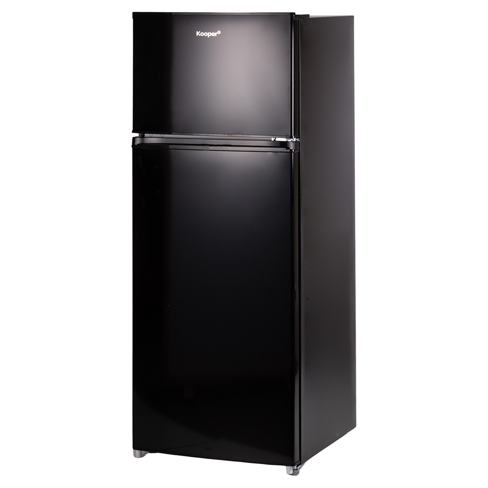 Frigorifero con freezer 240L doppia porta 55x55x143 cm, nero, Kooper