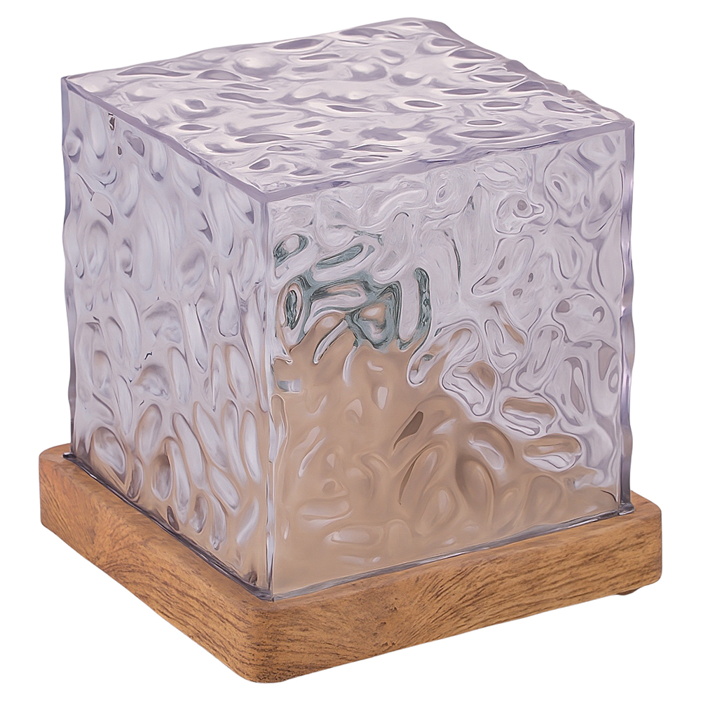 Lampada cubo USB effetto aurora boreale con telecomando, Kooper