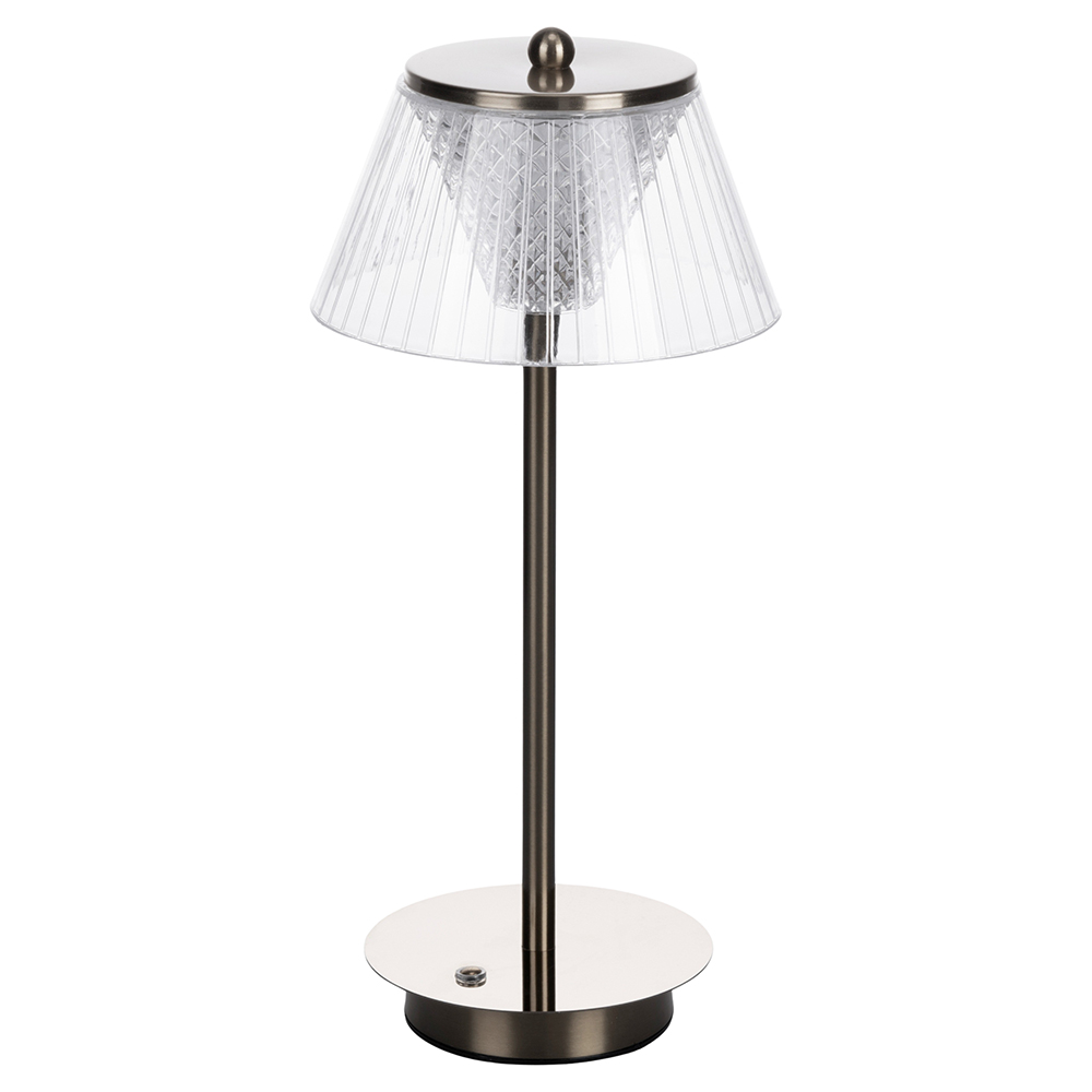 Lampada touch silver ricaricabile, Kooper