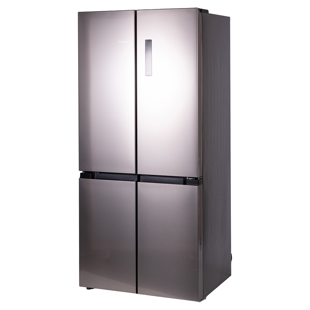 Frigorifero 4 porte con freezer 610 L acciaio, Kooper