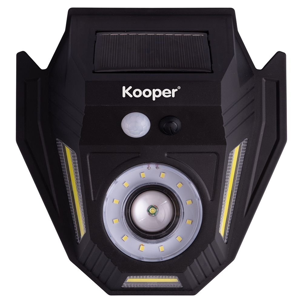 Lampada solare da muro con sensore crepuscolare e di movimento, Kooper